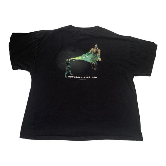 Mortal Kombat Vs DC universe mens XL black short sleeve shirt y2k superhero rare - Picture 2 of 7